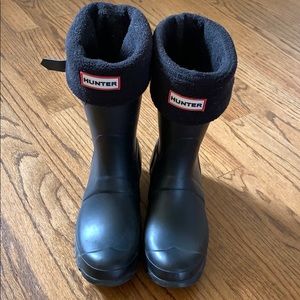 Hunter short rain boots